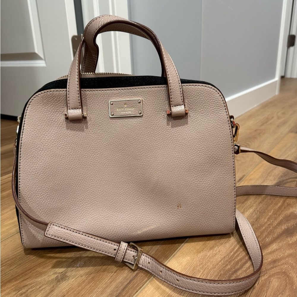 Kate Spade Taupe and Black Purse
